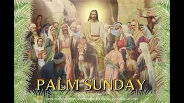 Palm Sunday the King of Kings arrives. Hosanna in the Highest