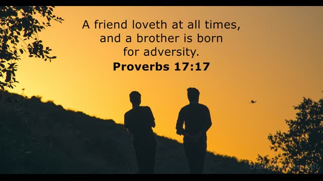 Sermon 12 Feb 2026:  Loyalty in a day of Betrayal. Prov 17 v 17