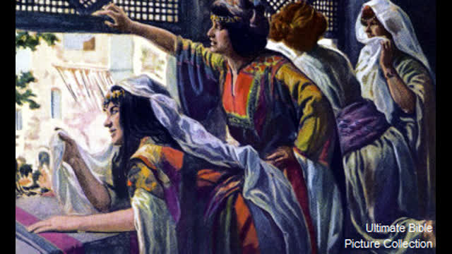 MICHAL REBUKES DAVID HER HUSBAND FOR DANCING BEFORE THE ARK