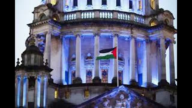Palestine flag raised on City Hall in UK
