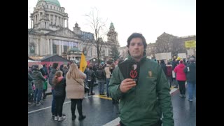 7pm Live Stream (Purged) | Anti - Covid Passport Protest in Belfast | 5/12/21