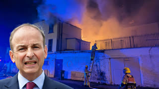 Building to Accommodate Migrants in Dublin goes up in Flames! Terrible news!