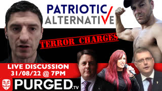 Jayda Fransen LIVE with Nick Griffin & Jim Dowson - PA Terror Charges - 7PM - 31st August