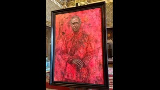 Satanic portrait of King Charles III - Jayda Fransen LIVE 5pm - 17th May 2024