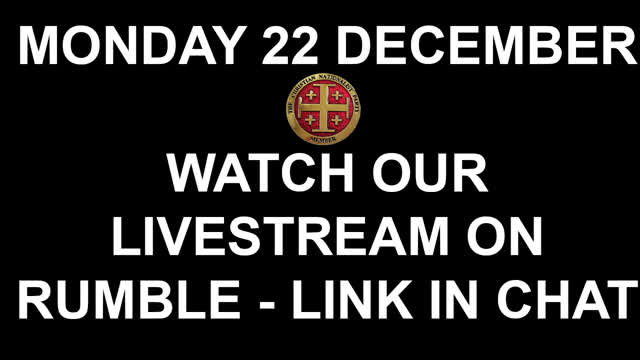 Christian Nationalist News - 22nd December 2025