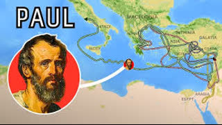 The Entire Life of the Apostle Paul on a Map